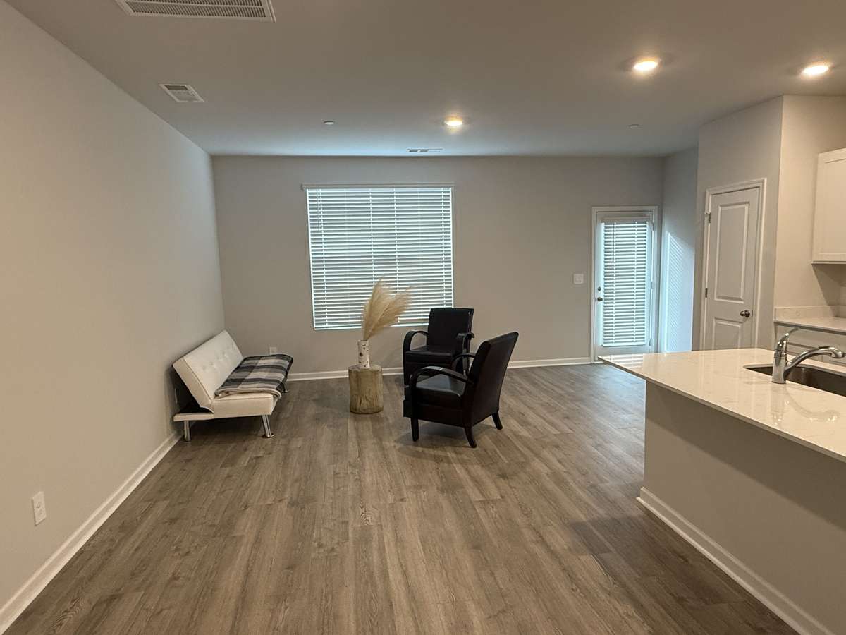 Open Concept Living room /  Eat-in Kitchen