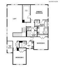 The second floor features a spacious Owner's Suite with a tiled shower, separate soaking tub and a large walk-in closet. A versatile loft provides the perfect space for movie nights, playroom or a home office.