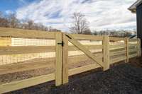 Gorgeous new fencing