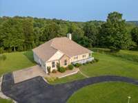 Front of House with Circular Driveway