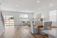 (photos are of a staged model home)