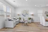 (photos are of a staged model home)