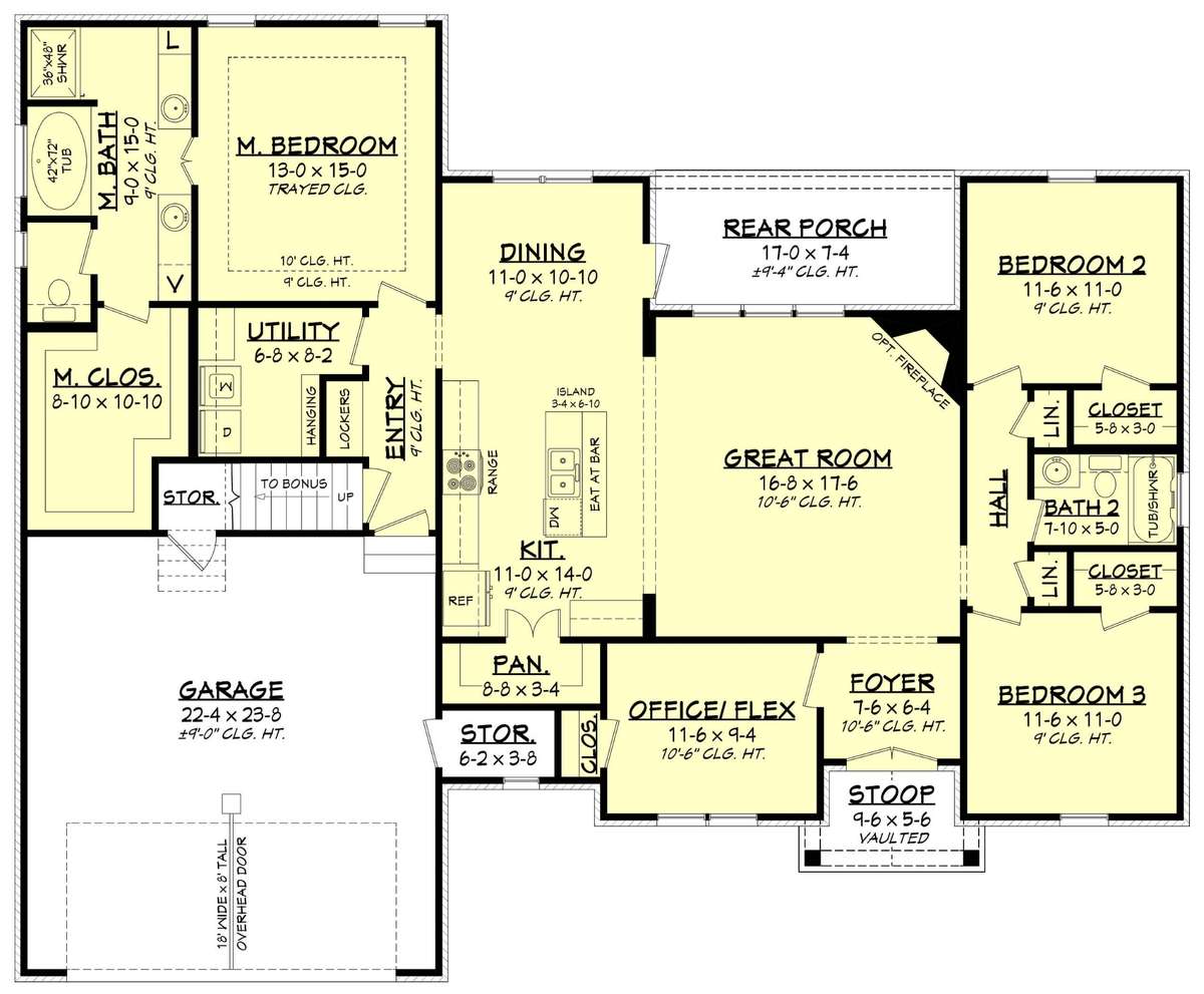 FLOOR PLAN WILL BE LARGER, SHOULD BE AROUN 2200-2300 FT WHEN FINISHED WITH UNFINISHED BASEMENT AND COVERED BACK PORCH