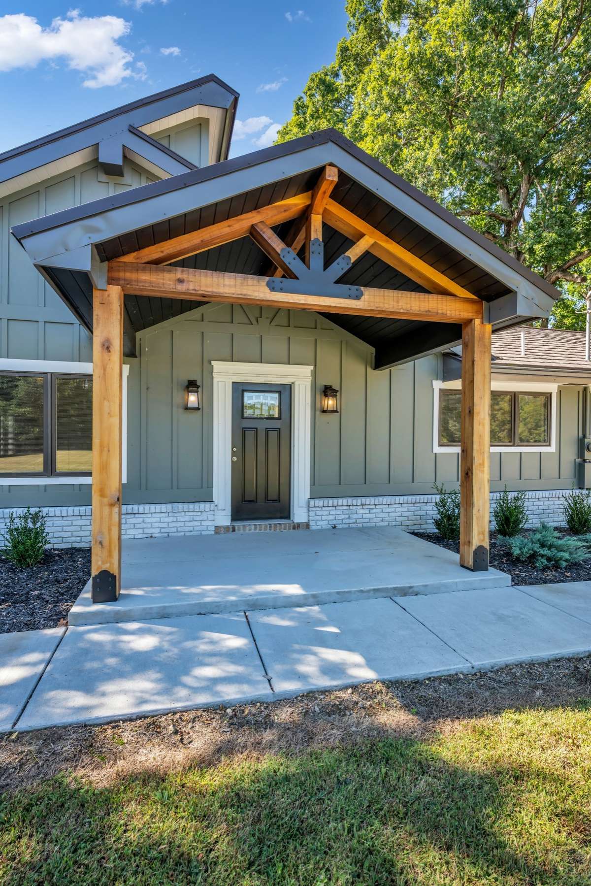 Covered Front Entrance