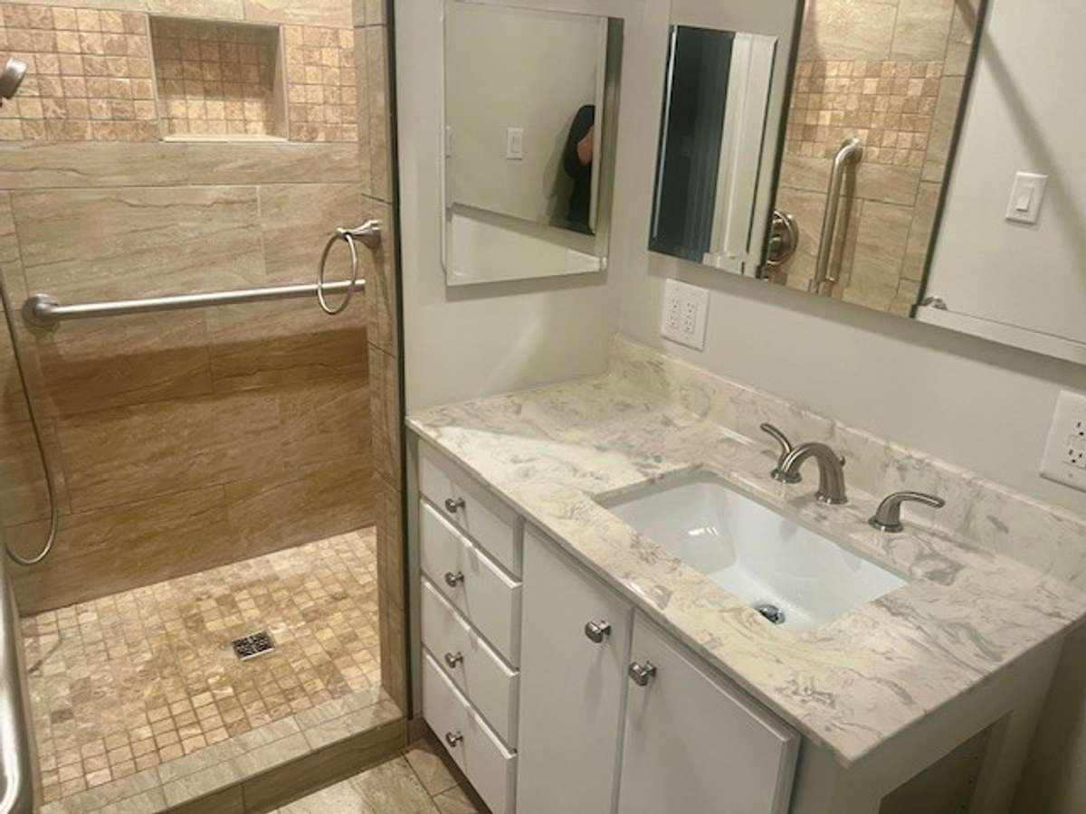Custom Bath in Bedroom Four