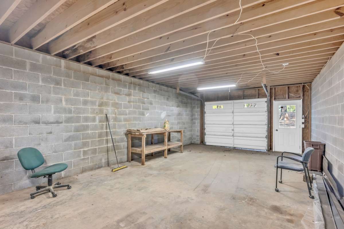 Barn One Car Garage with Exterior Door