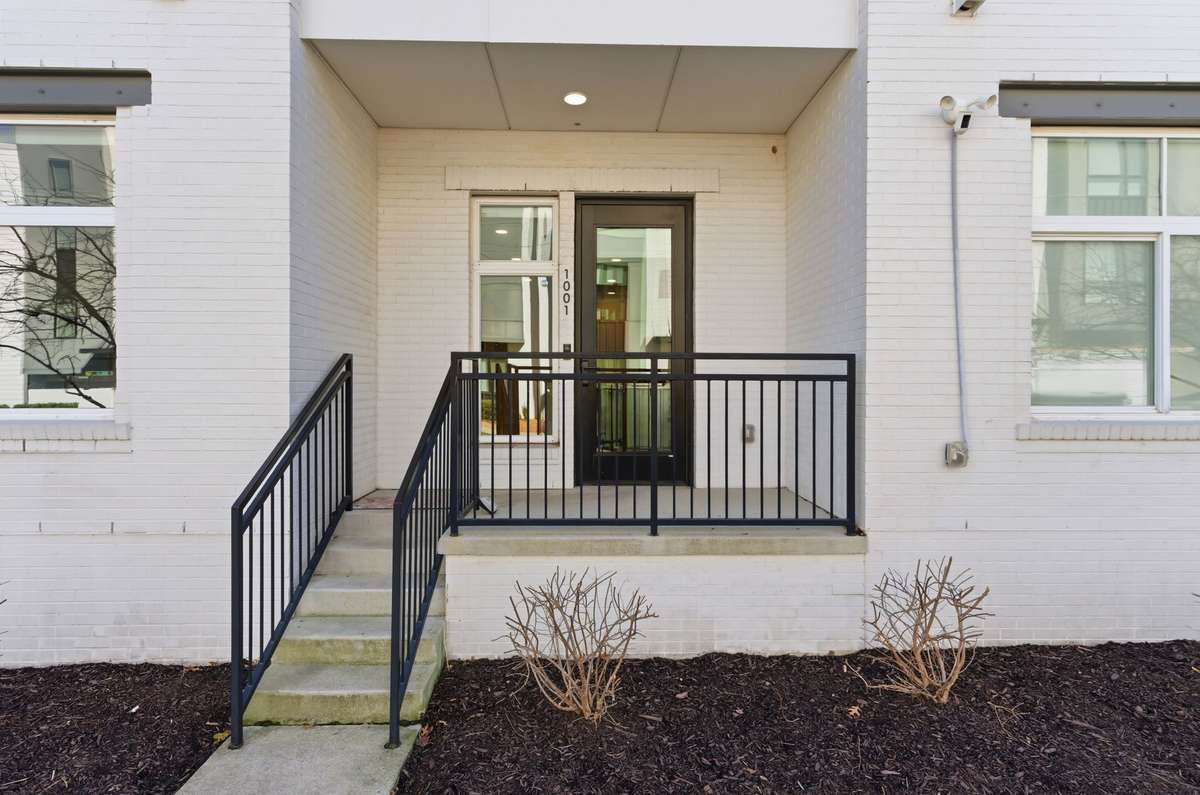 Exterior patio and entrance.