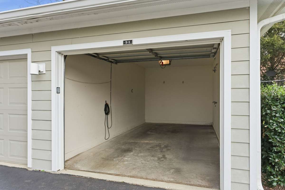 Great space to park your car, bike or use as extra storage