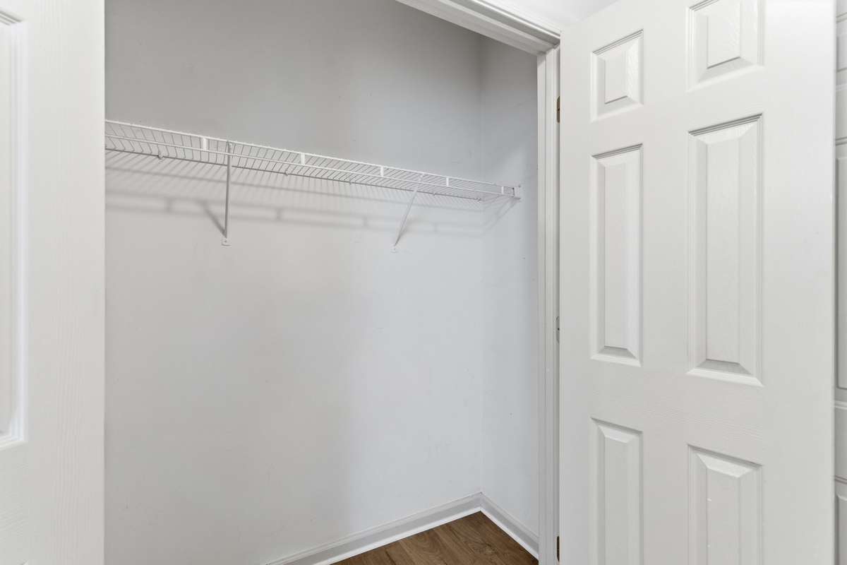 Large coat closet for great storage in entryway