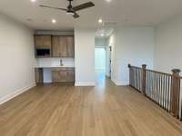Wet Bar in Gameroom w/ Built In Microwave & Fridge