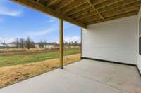 Huge lower covered patio