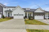 Plenty of driveway space to park two cars on plus a two car attached garage.