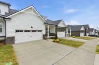 Community is very walkable with tree-lined sidewalks and lampposts.