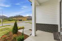 Enjoy sitting on your front covered porch watching sunsets