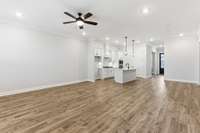 Hardwood floors throughout the first floor