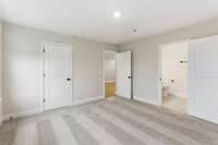 2nd bedroom upstairs with attached full bath