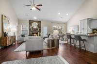 UPGRADED Wide Plank Flooring in Main Living Areas
Handscraped Engineered Wood