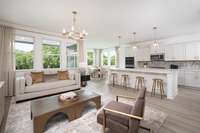 ***Photo From Winters Model Home - Options May Vary***

This beautifully designed open concept layout of the Winters offers a seamless flow between the kitchen, dining, and living areas, perfect for both everyday living and entertaining.