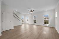 Lots of space in your family room for entertaining.... but wait till you see that kitchen!