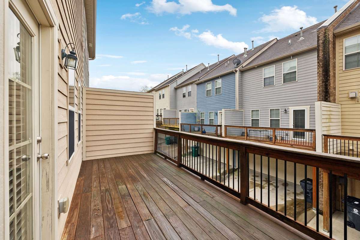 Great deck which is located off of the main level