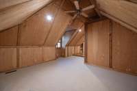 Spacious bedroom with walk-in closet & Full bath