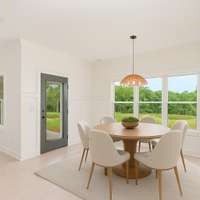 Digitally Staged Dining Room