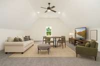 Digitally Staged Bonus Room