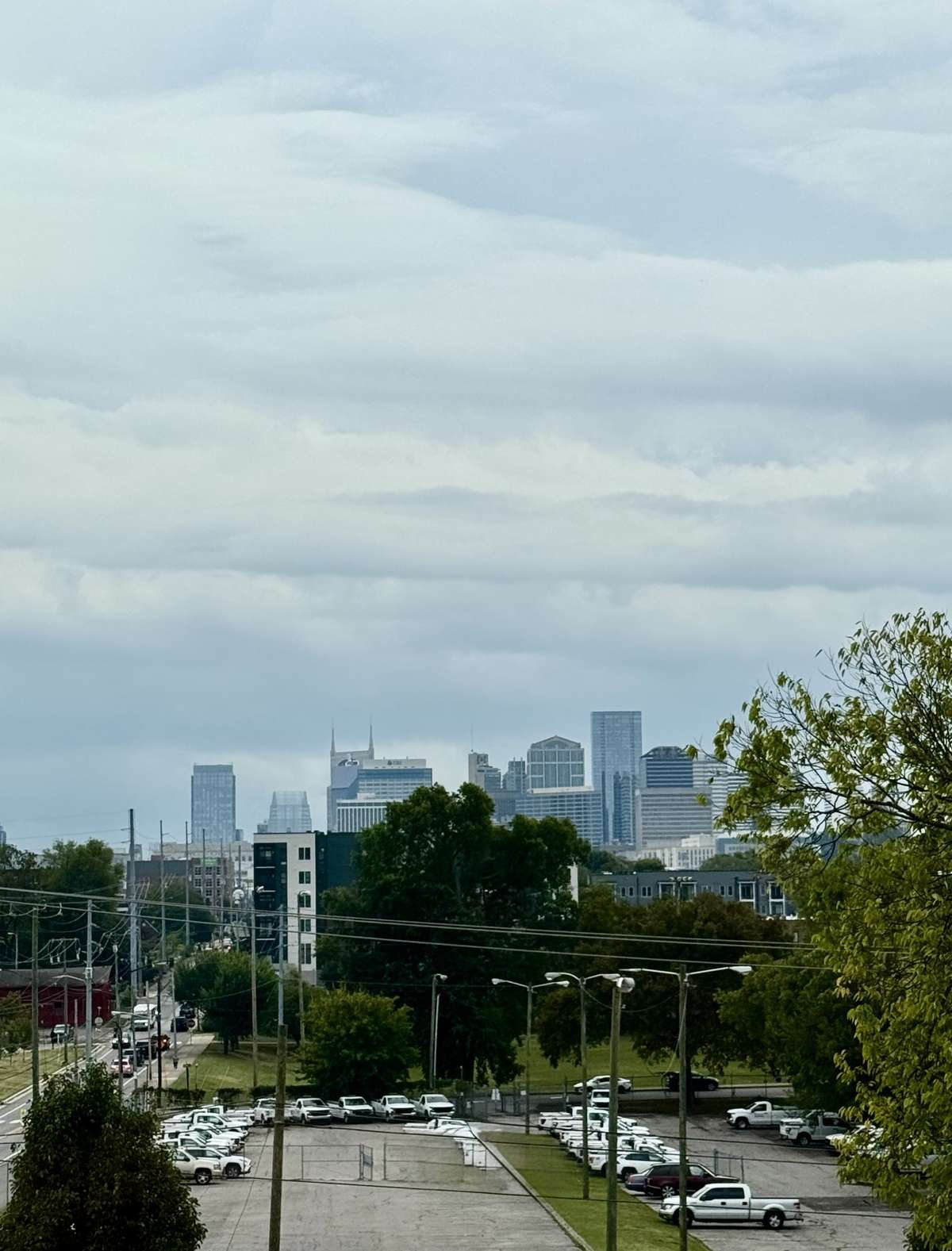 View of downtown skyline from both the 2nd AND 3rd floors