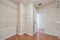 Large walk in closet