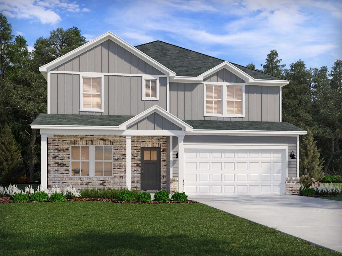 Photo is not of the actual home, but is an inspirational photo of builder’s model home and may depict options, furnishings, and/or decorator features that are not included