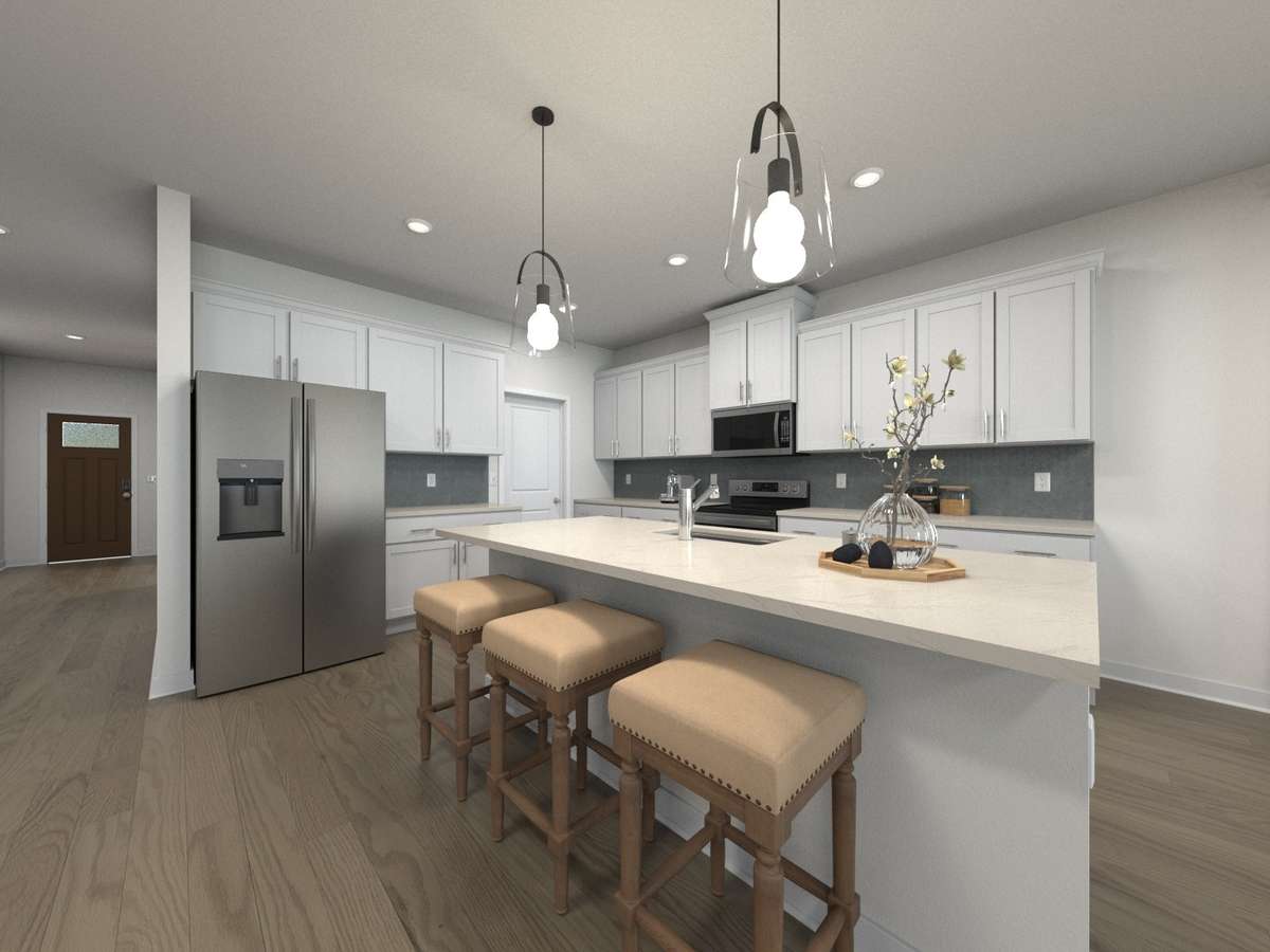 Photo is not of the actual home, but is an inspirational photo of builder’s model home and may depict options, furnishings, and/or decorator features that are not included