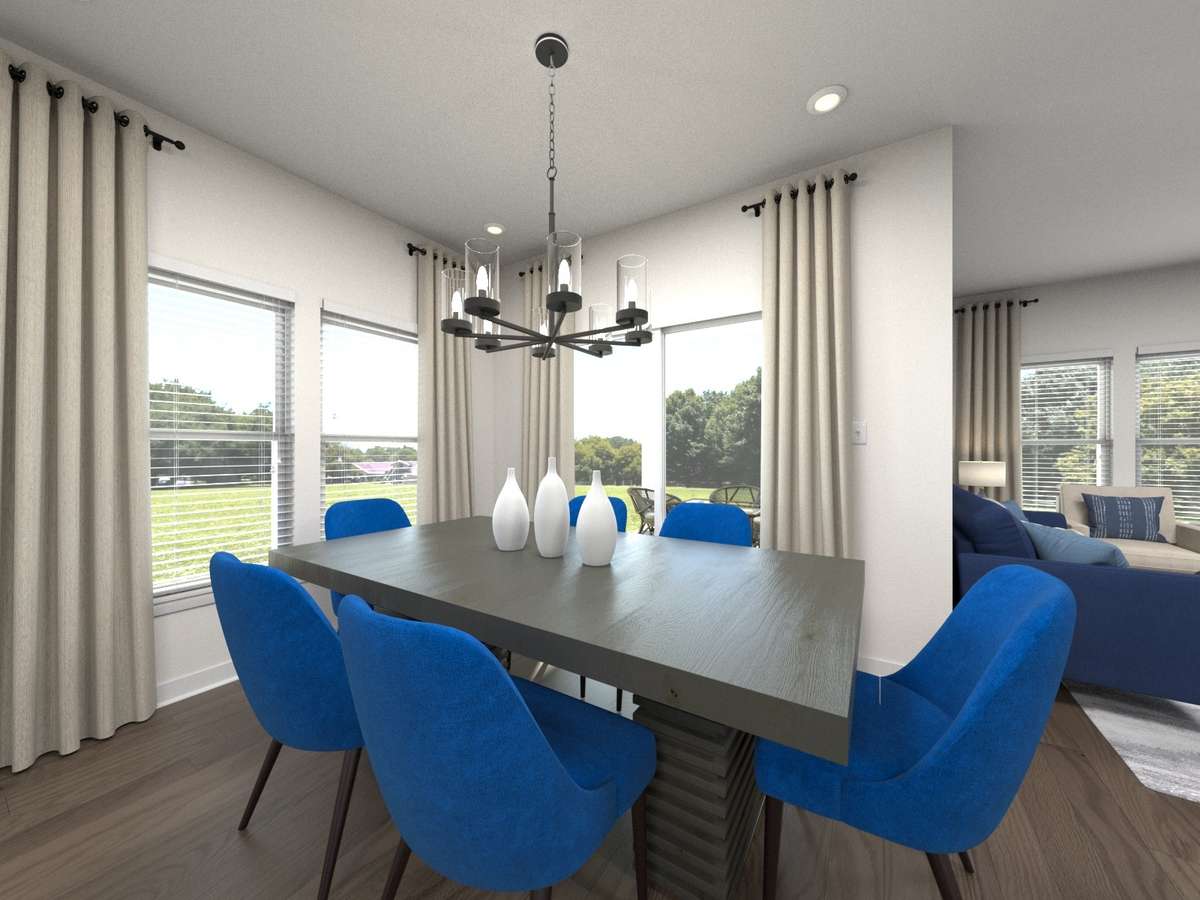 Photo is not of the actual home, but is an inspirational photo of builder’s model home and may depict options, furnishings, and/or decorator features that are not included