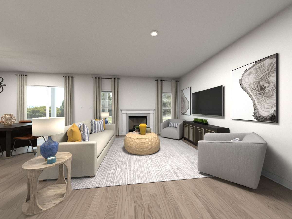 Photo is not of the actual home, but is an inspirational photo of builder’s model home and may depict options, furnishings, and/or decorator features that are not included