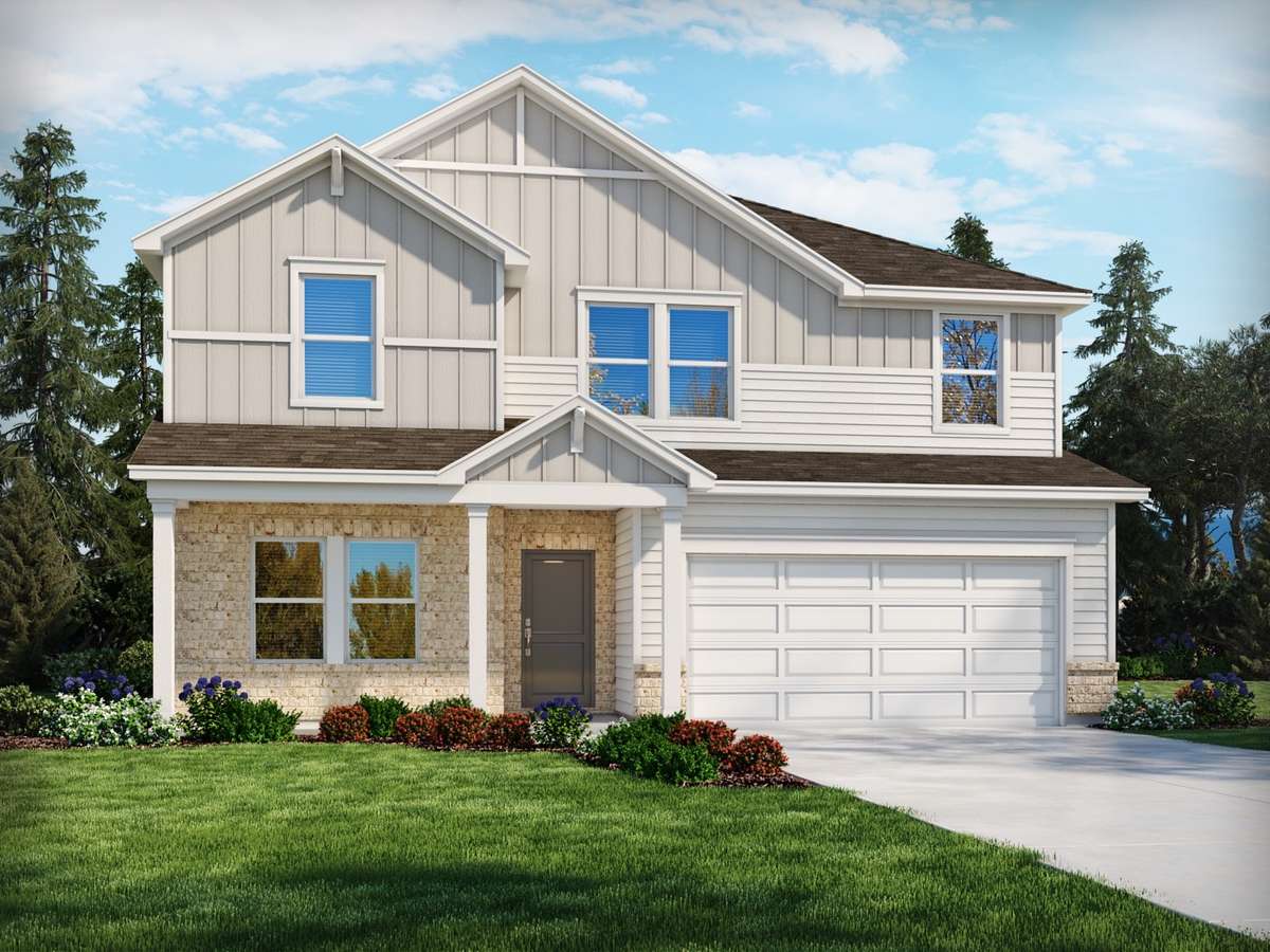 Photo is not of the actual home, but is an inspirational photo of builder’s model home and may depict options, furnishings, and/or decorator features that are not included