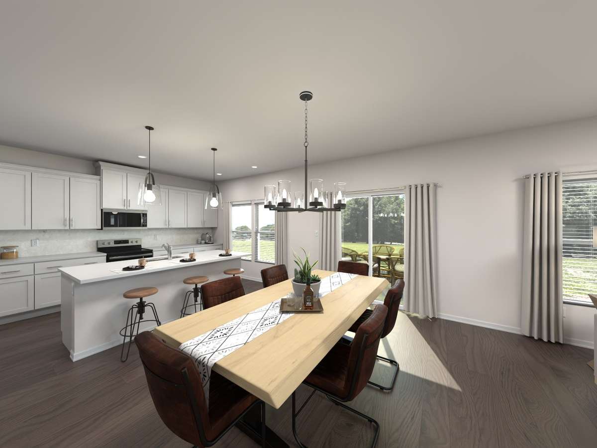 Photo is not of the actual home, but is an inspirational photo of builder’s model home and may depict options, furnishings, and/or decorator features that are not included