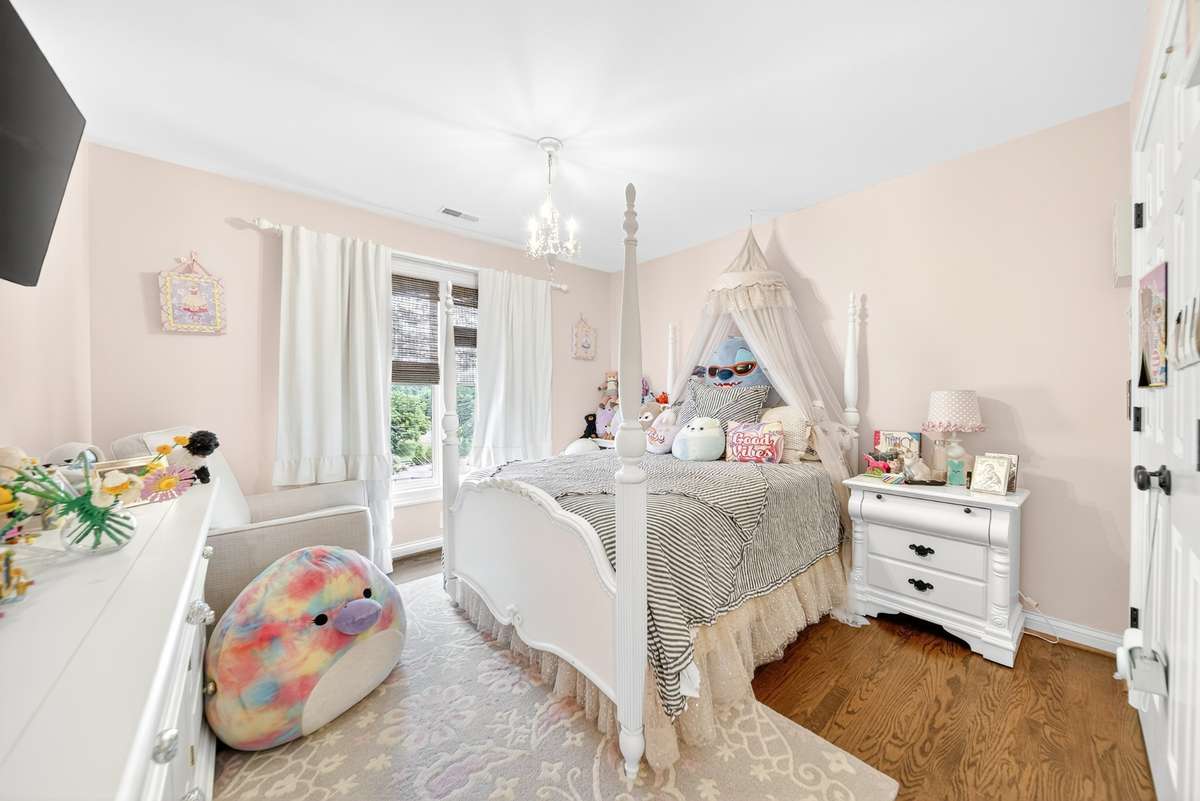 The 2nd bedroom upstairs could be a dreamy retreat for the little princess!