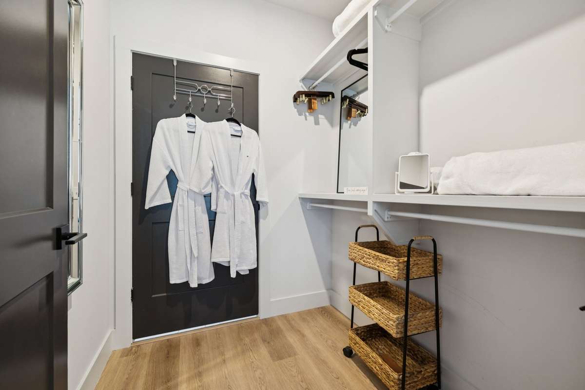 Large Walk-in Closet, fully equipped with robes, and the other needed items.