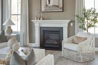 Gas fireplace for cozy winter nights.