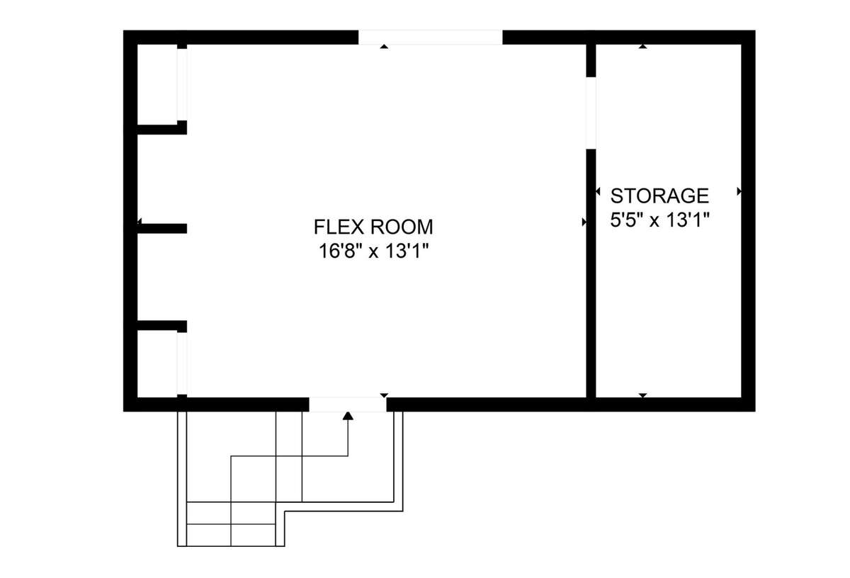 Flex Room off Primary Bedroom.