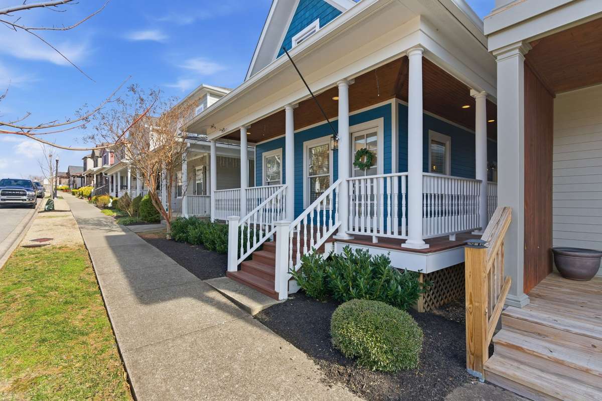 Large covered porch.