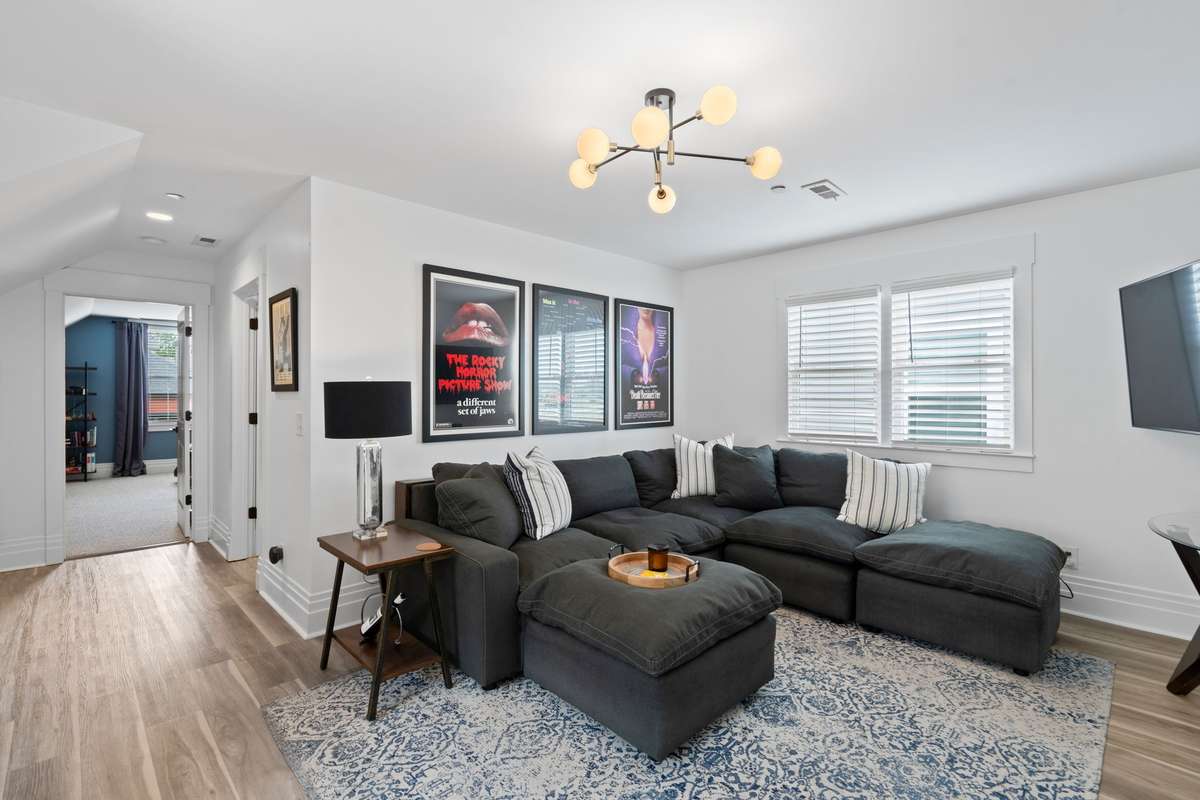 Staged 2nd Floor Living Space