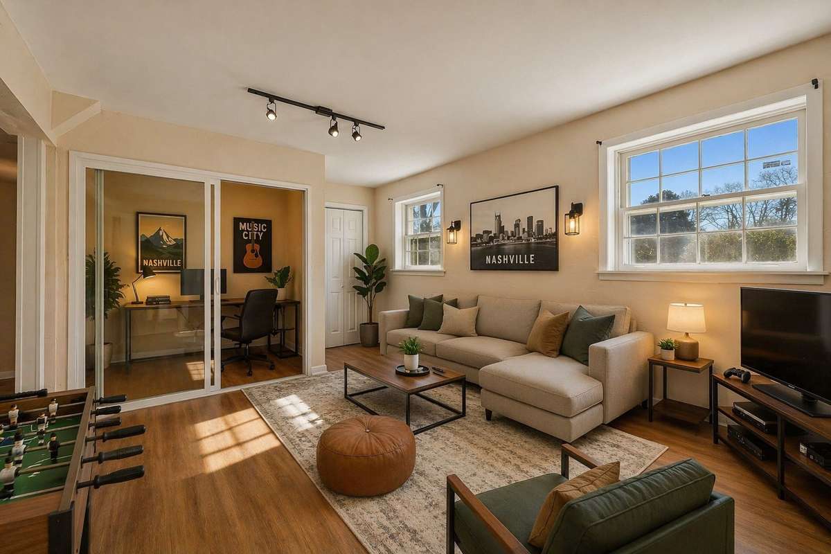 16'4" x 11'7" Bonus Work Play Room Virtually Staged