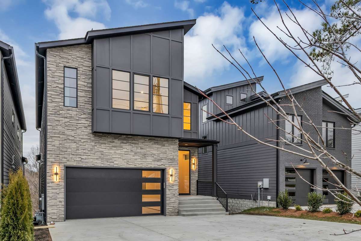 Located within a row of new homes - there are more than a dozen new properties around it.