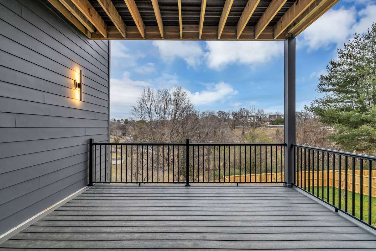 Beautiful hillside views from the deck