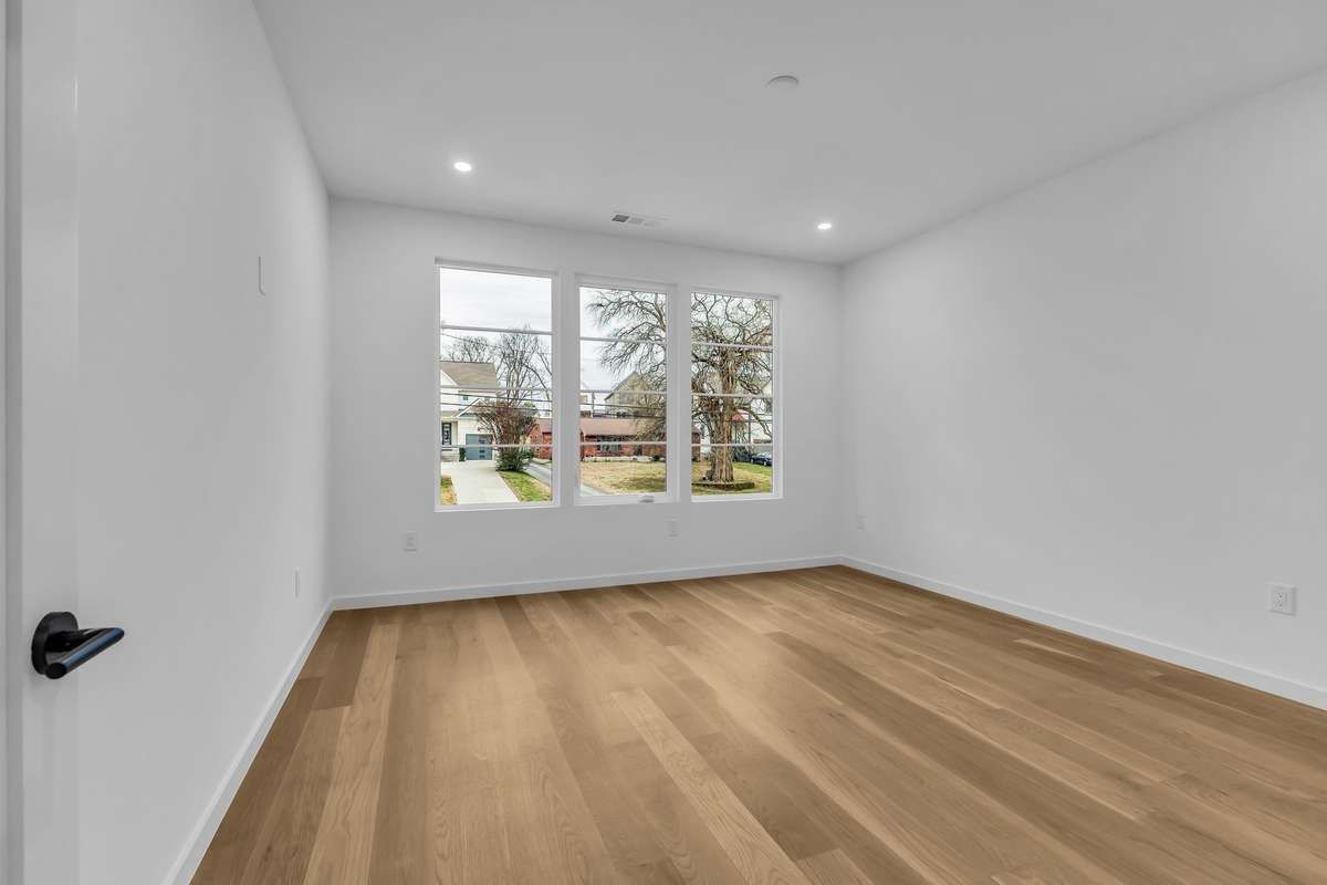 Bedroom 2 with en suite - at the front of the house