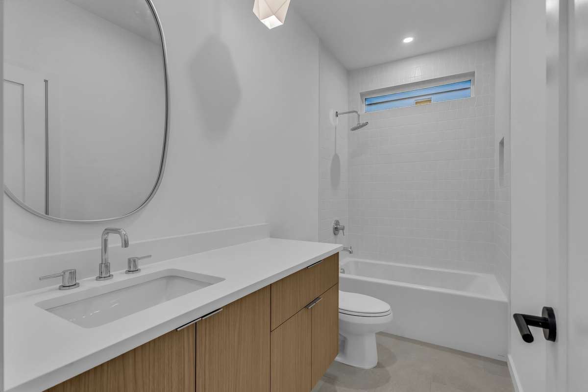 1 of 2 Basement Bedroom en suite bath (Bedroom 5)