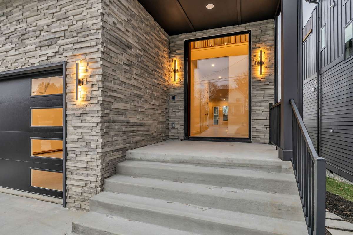 Welcoming front steps