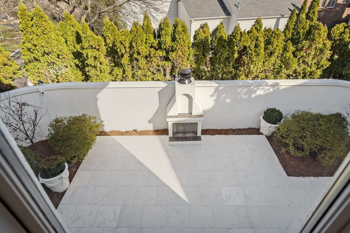 View of Private Patio from Bed #4