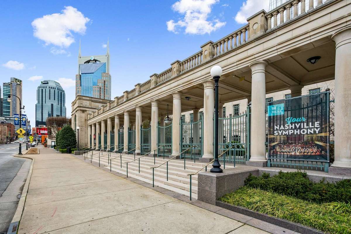 The Nashville Symphony Center sets right across the street.