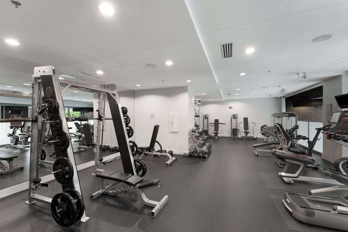 Free weights and a Smith machine ensure you are fit and ready for your day